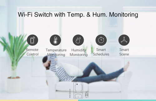 Sonoff TH16 - Smart Temperature & Humidity WiFi Switch (sensor sold separately)