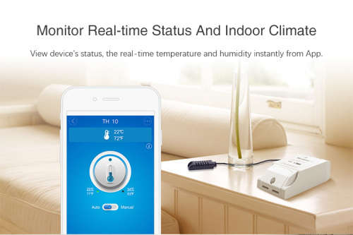Sonoff TH16 - Smart Temperature & Humidity WiFi Switch (sensor sold separately)
