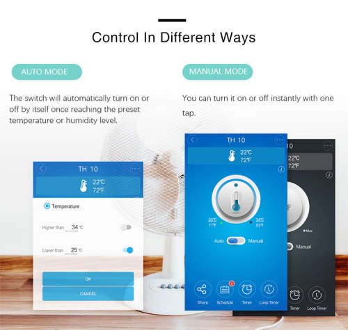 Sonoff TH16 - Smart Temperature & Humidity WiFi Switch (sensor sold separately)