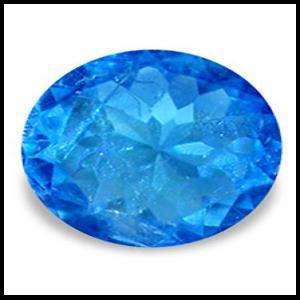 APATITE - OVAL FACET. FREE SHIPPING