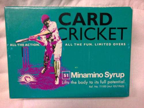 CRICKET - PLAYING CARDS