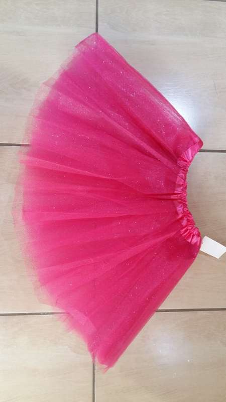 Adult GLITTER tutu skirt- 40cm- CERISE PINK
