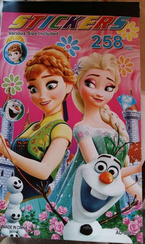 Frozen sticker book(258 stickers)