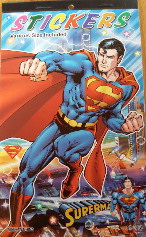 SUPERMAN sticker book