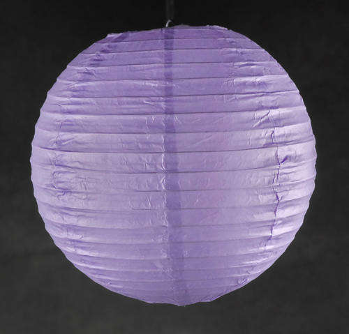 Chinese paper lanterns: 20 cm- LIGHT PURPLE
