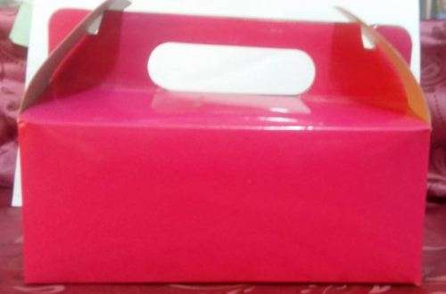 Party Boxes (5 BOXES PER PACK)- DARK PINK