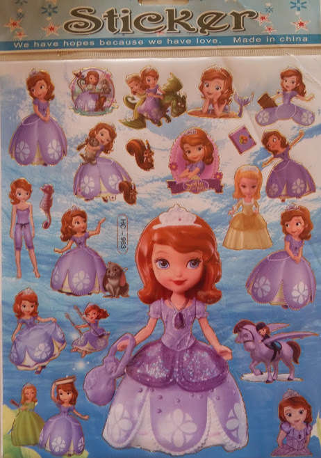 Sofia the first Sticker Sheet