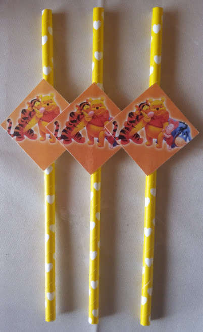 Winnie the pooh party straws (10)