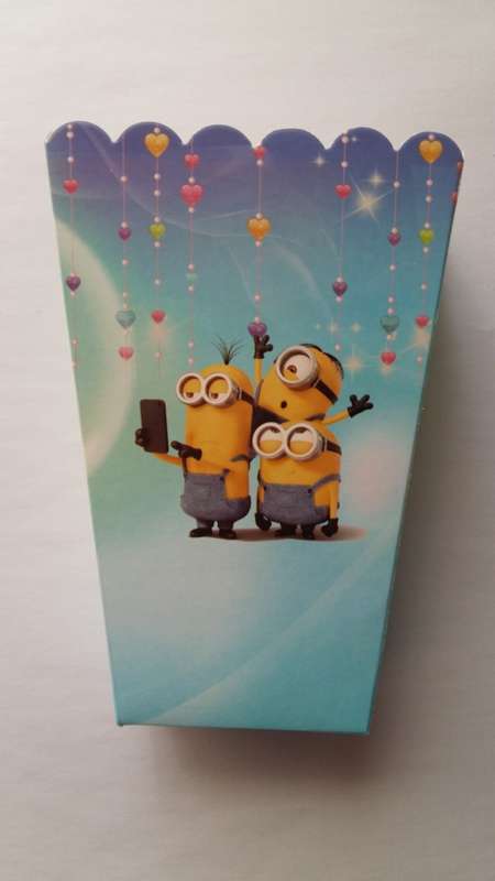 Minions party Popcorn Boxes (10 BOXES PER PACK)