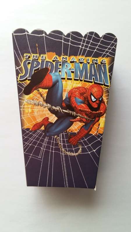 Spiderman party Popcorn Boxes (10 BOXES PER PACK)
