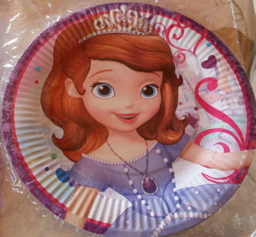 Sofia the first party plates (10)