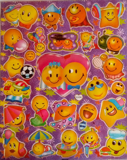 EMOJI sticker sheet