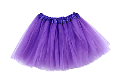 Kids/Girls tutu skirt: PURPLE +-28-30cm length