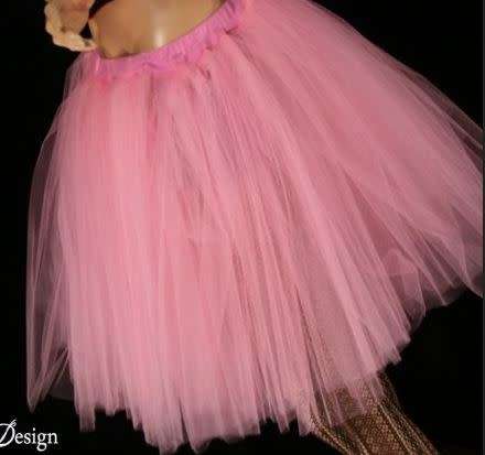 Adult tutu skirt: LIGHT PINK- 40cm length