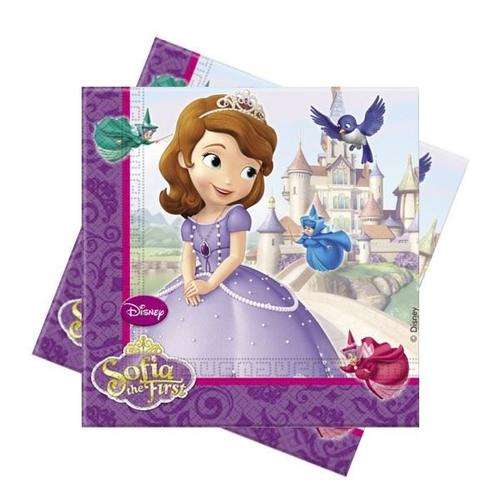 Sofia the first party serviettes