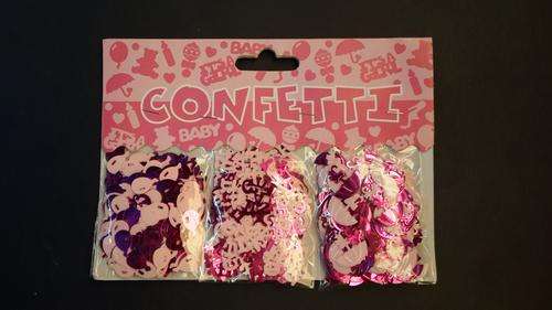 Baby shower confetti (Girl)-Was R20 NOW R15