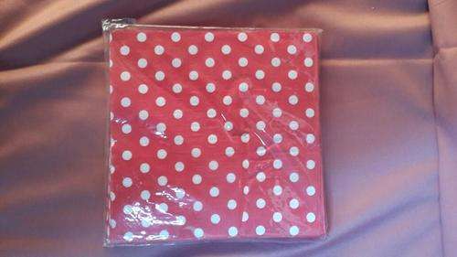 Red polka dot serviettes-WAS R18 NOW R15