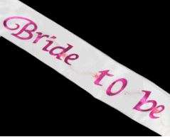 Bride to be sash