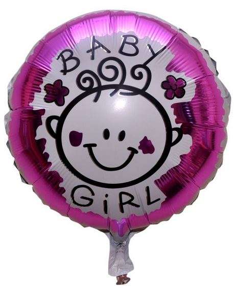 Baby shower foil balloon (Girl)