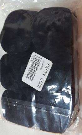 Black Streamers- 6 per pack