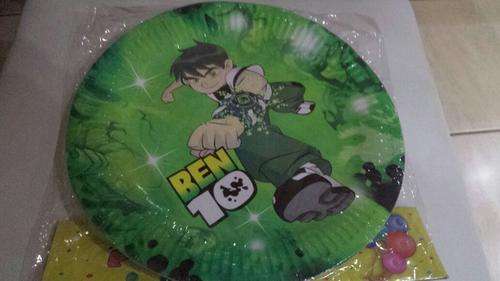 Ben 10 party plates(10)