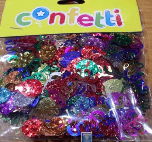 Birthday confetti- assorted colours-Was R18 NOW R10