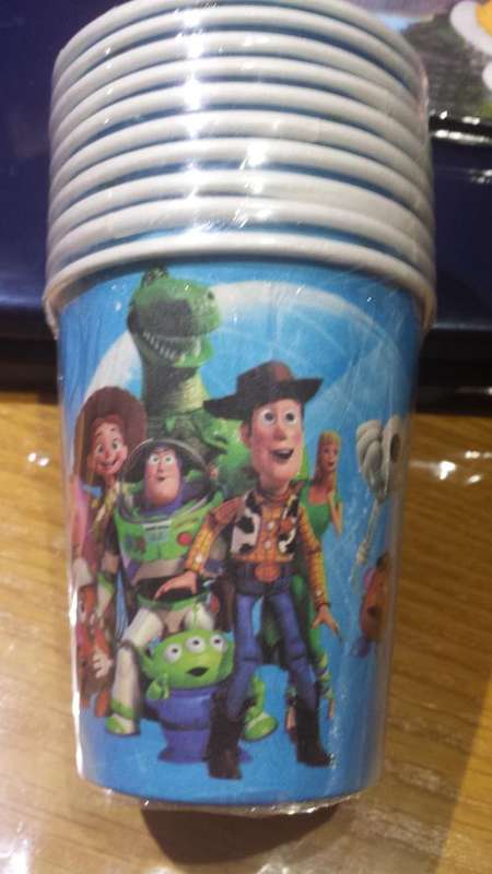 Toy story party cups