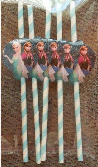 Frozen party straws(10)