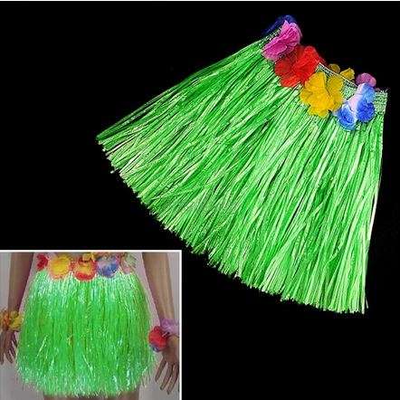 Hawaiian short skirt- GREEN