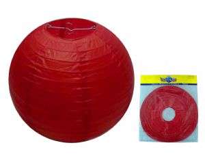 Chinese paper lanterns: 30 cm- RED
