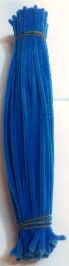 Blue Chenille stems/ Pipe cleaners (24 per pack)