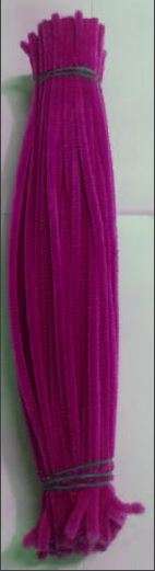 Purple/pink  Chenille stems/ Pipe cleaners (25 per pack)