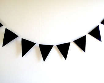 Black Triangle/flag Banner
