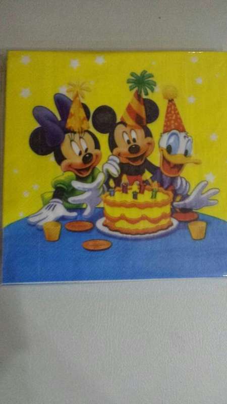 Mickey mouse party serviettes(10)