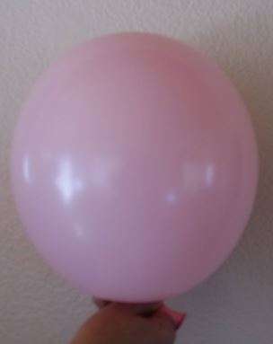 Light pink balloons (10) HELIUM QUALITY 12"- Great for Hawaaian party/ Baby Shower
