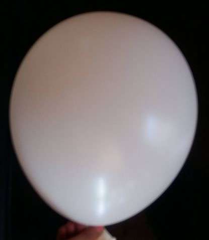White balloons (10)- HELIUM QUALITY 12"
