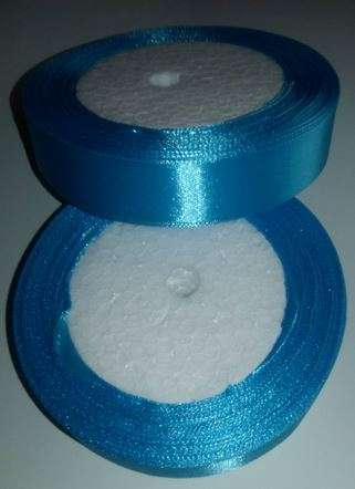 Light Blue Satin Ribbon- 20mm, 23m per roll