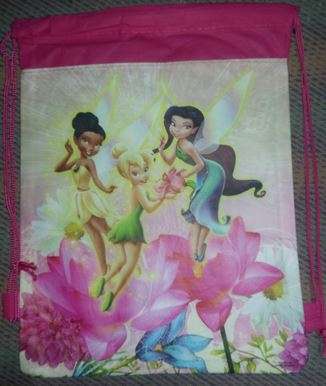 Tinkerbell party string bag: 35cm by 28cm-