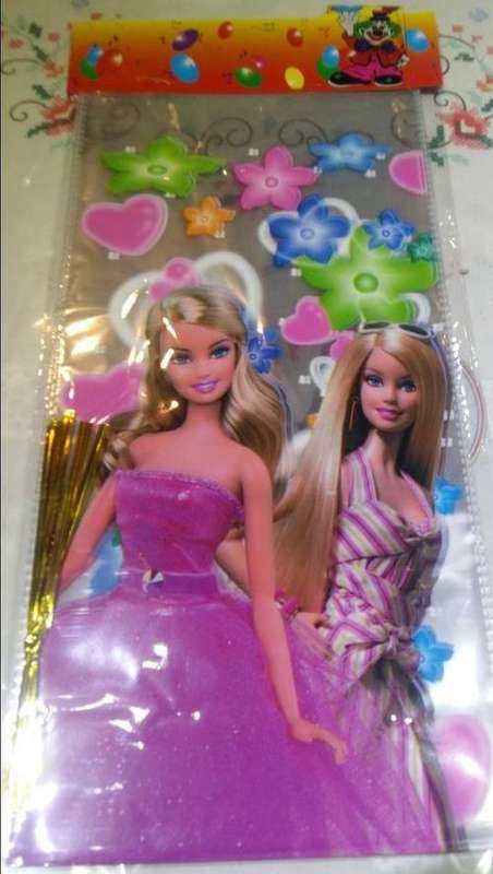 Barbie party Loot bags(10)- 18cm by 36cm