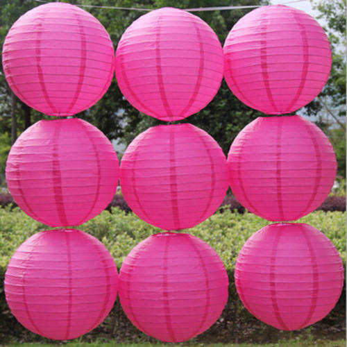 Chinese paper lanterns: 30 cm- PINK