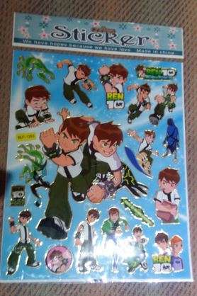 Ben10 sticker sheet