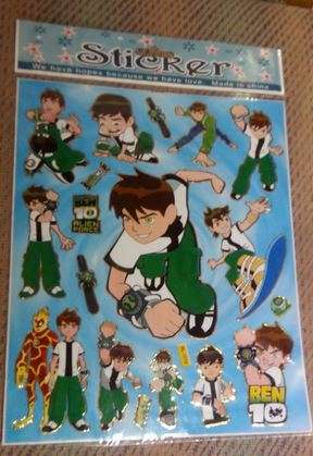 Ben10 sticker sheet