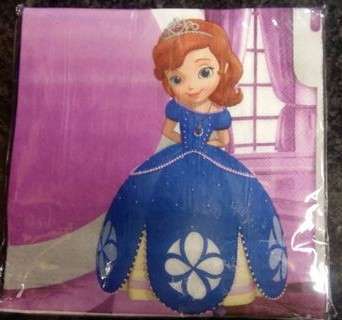 Sofia the first party serviettes(10)