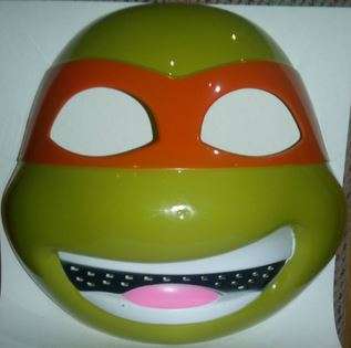 Teenage Mutant Ninja Turtles hard plastic mask