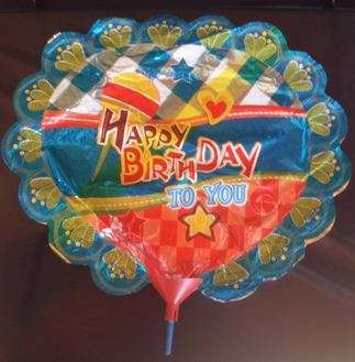 Happy Birthday Foil balloon(30cm)