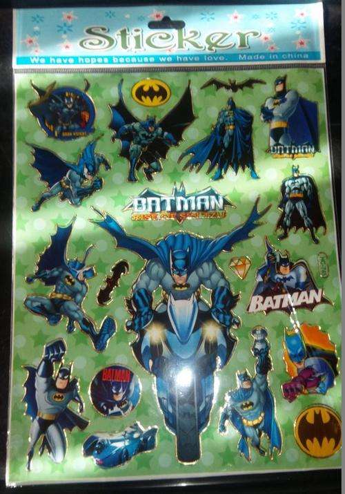 BATMAN sticker sheet
