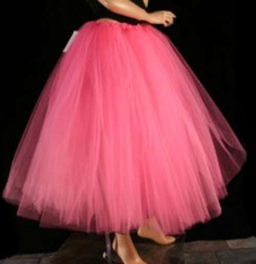 Adult tutu skirt: LIGHT PINK- 70CM- EXTRA LENGTH