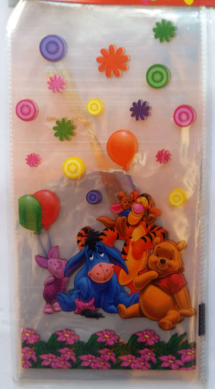 Winnie the Pooh party Loot bags(10)- 18cm by 36cm