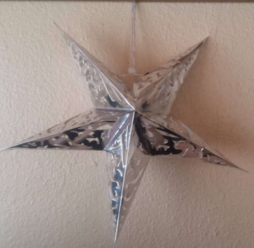 Hanging Star Lantern- SILVER