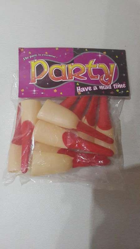 Halloween Artificial nails- Red